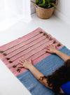 Pink & Blue Travel Yoga Mat