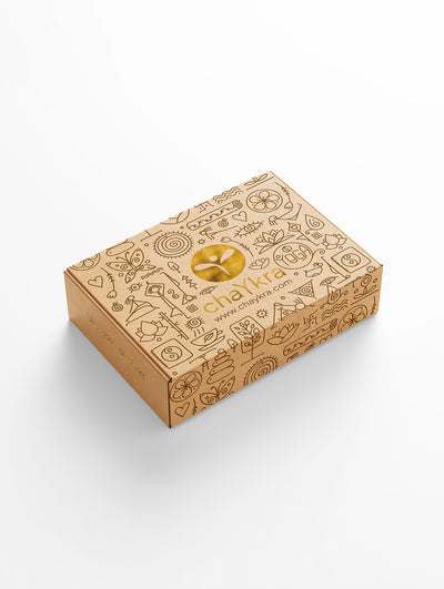 chaYkra Kraft Gift Box Gold