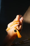 Rose Quartz and Citrine Love & Abundance Mala (small gemstone beads)