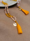 Rose Quartz and Citrine Love & Abundance Mala (small gemstone beads)