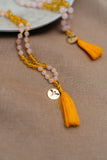 Rose Quartz and Citrine Love & Abundance Mala (small gemstone beads)