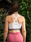 Warm Chakra Yoga Bra White