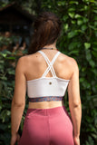 Warm Chakra Yoga Bra White