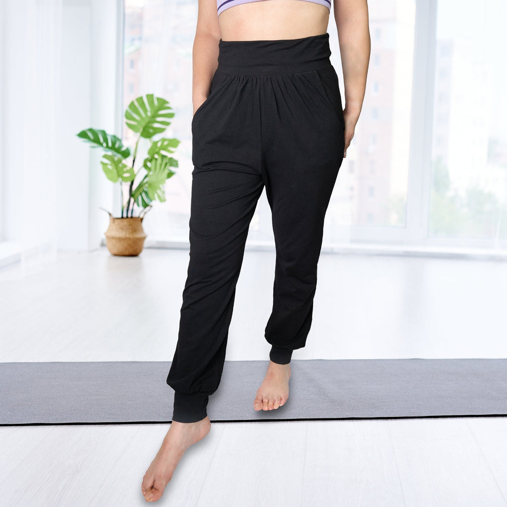 Comfort Flow Harem Yoga Pants - Majenta Pink