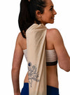 Abstract Yogi Cotton Mat Cover Bag