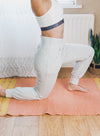Ayurvedic Cotton Yoga Mat (Pink)
