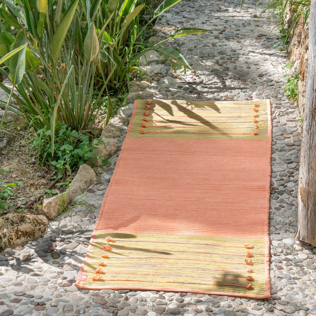 Project Cece  Ayurvedic Cotton Yoga Mat (Turquoise)